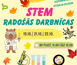 STEM radošās darbnīcas Kuldīgas novada Bērnu un jauniešu centrā!